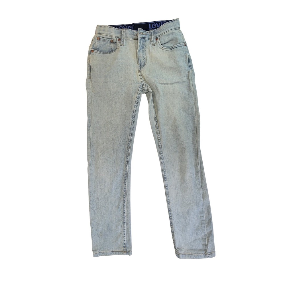 Levis Girls Light Wash Denim Jeans with Adjustable Waistband